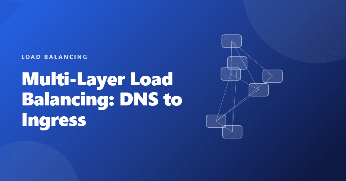 multi layer load balancing dns anycast ingress